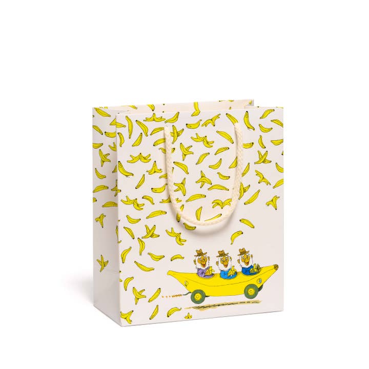 Sachet cadeau moyen Bananas Gorilla pour la vente par Red Cap Cards