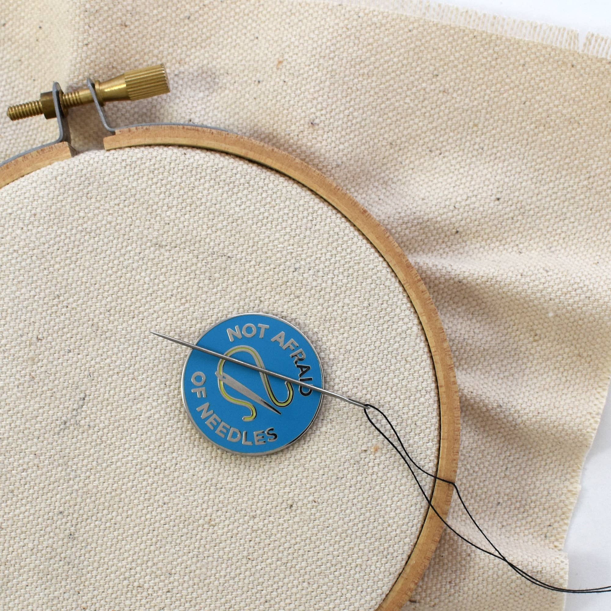 City of Industry - Wholesale Lapel Pin/Button - Not Afraid of Needles Magnetic Pin or Needleminder3