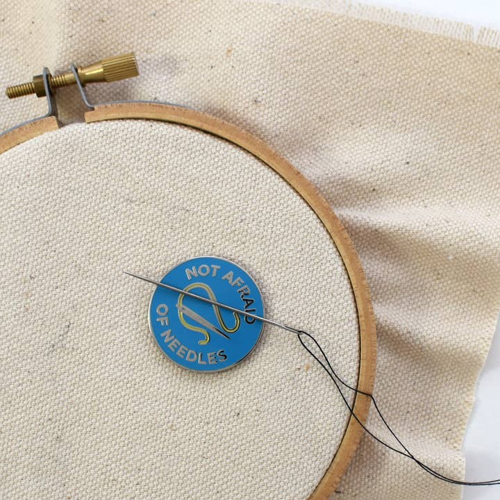 City of Industry - Wholesale Lapel Pin/Button - Not Afraid of Needles Magnetic Pin or Needleminder3