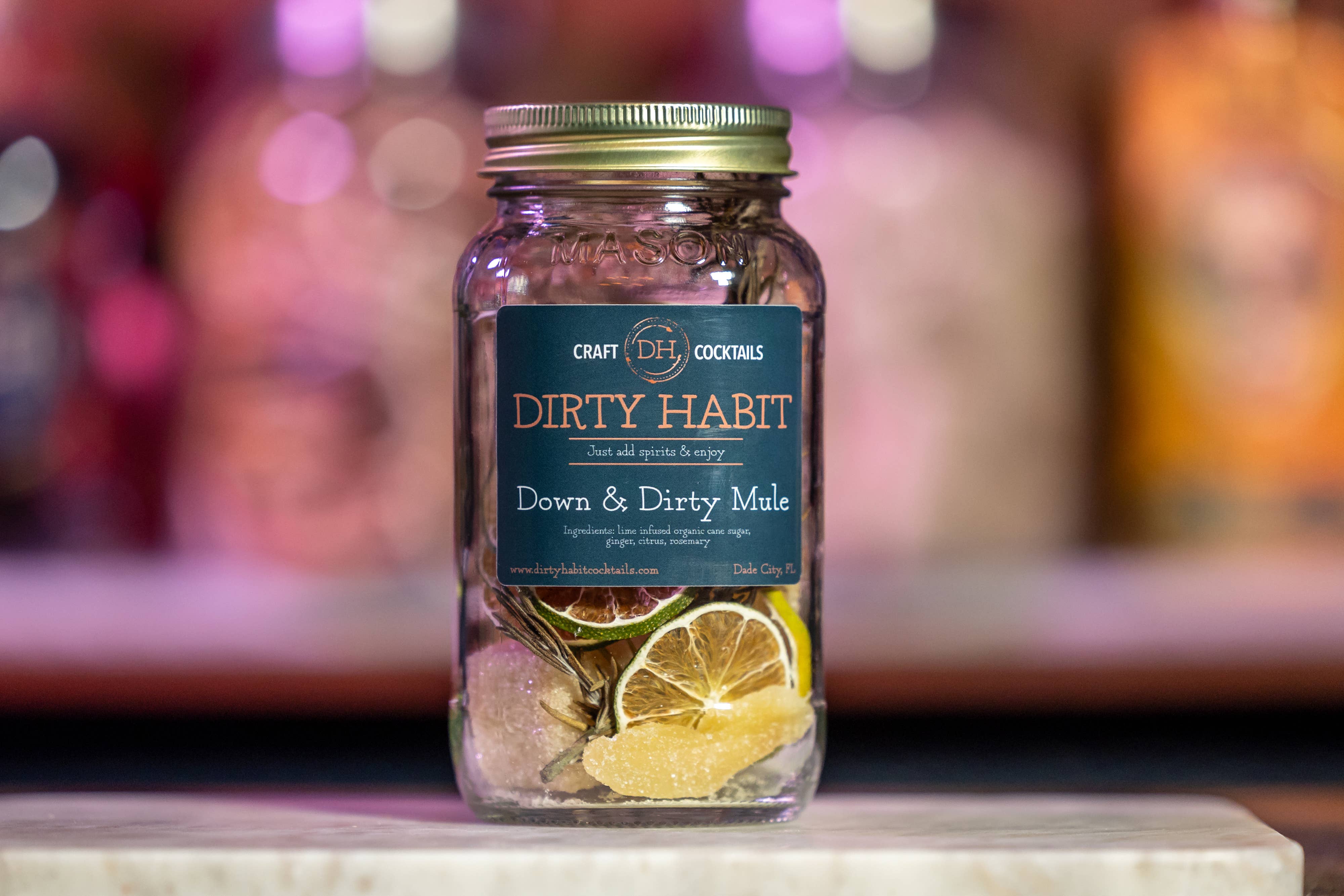 Dirty Habit Cocktails - Wholesale Cocktail Mix/Syrup - Down & Dirty Mule Dirty Habit Cocktail Mix
