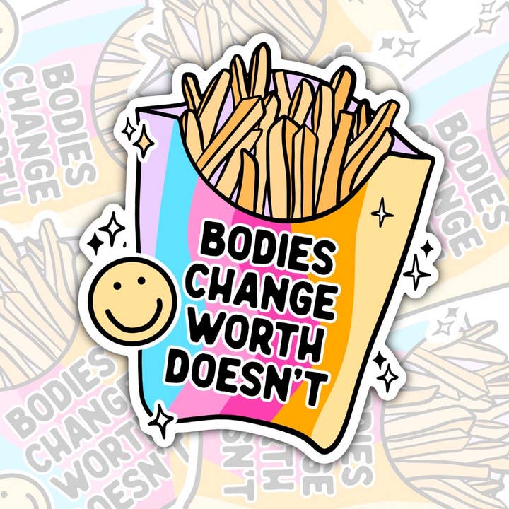 Corpi Cambiano il Valore No, Adesivo Impermeabile per la vendita all'ingrosso da parte di Valajo Designs