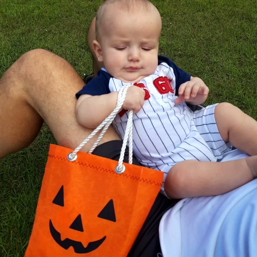 Mainland Canvas - Wholesale Tote Bag - Women's - Jack-o-Lantern Trick-or-Treat Bag2