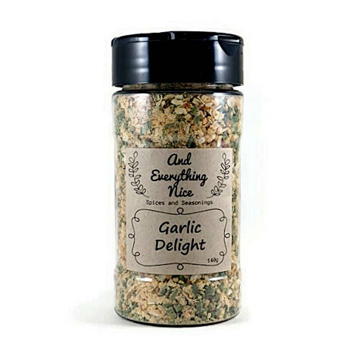 Garlic Delight Seasoning for wholesale by And Everything Nice Spices and Seasonings