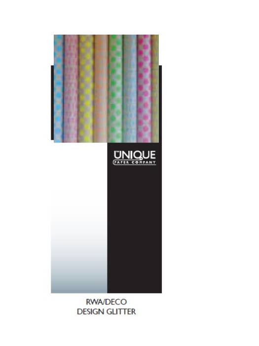 Néon Kraft Glitter Rollwrap (caixa de exposição 38 rolos) Todos os dias por atacado de The Unique Paper Company US