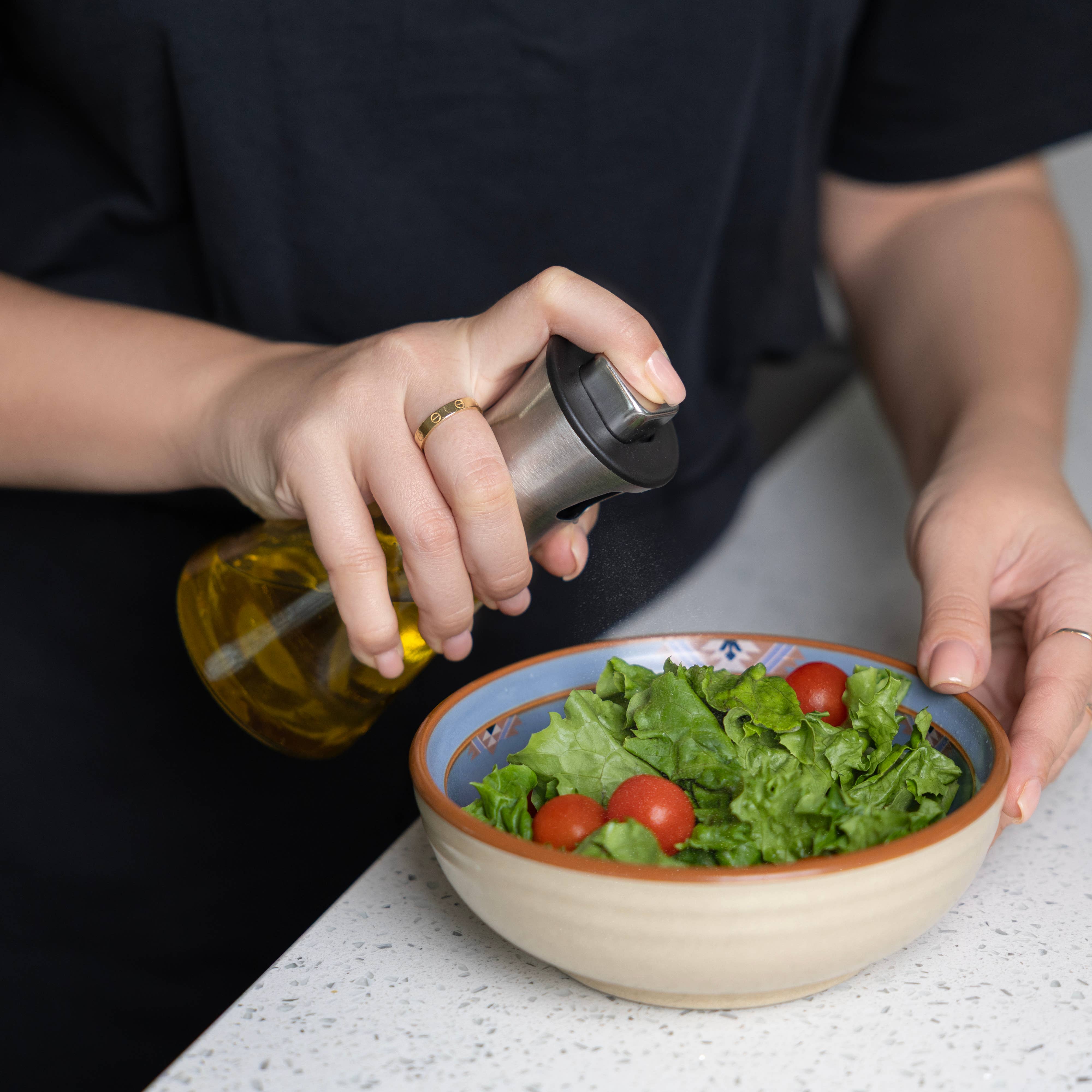 Fox Run Brands – Engroshandel Olie- og eddikedispenser – Fox Run Brands glas sprayflaske til olivenolie, 200 ml2