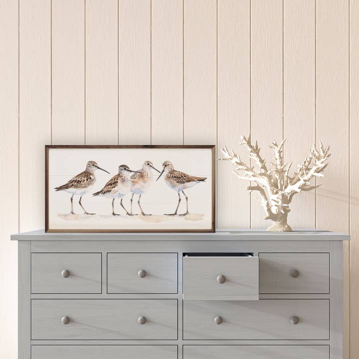 Kendrick Home - Wholesale Painting/Drawing - Sandpipers I By Petals Prints Design1