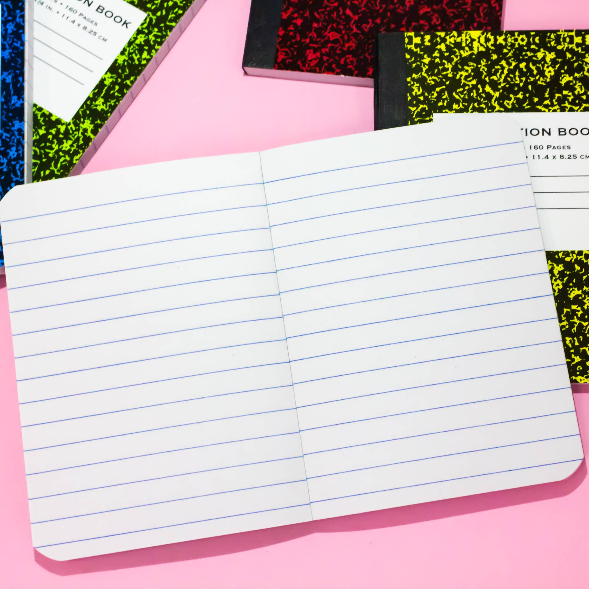 BAZIC Products - Wholesale Notebook - Composition Book Mini Marble 4.5" x 3.25" 80 Ct. (2/Pack)5