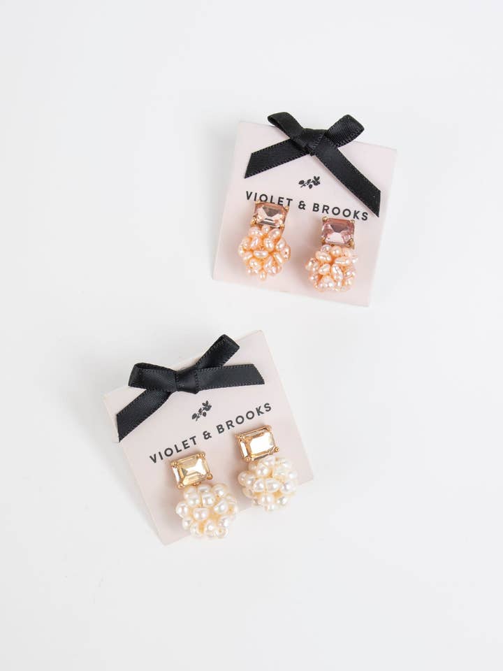 Pearl Cluster Post for engroshandel hos Violet & Brooks