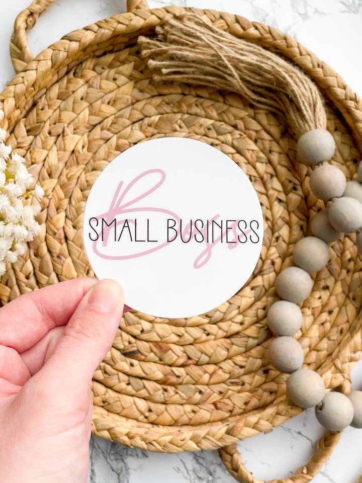 Small Business Boss Sticker 3" for wholesale by William Marie Designs