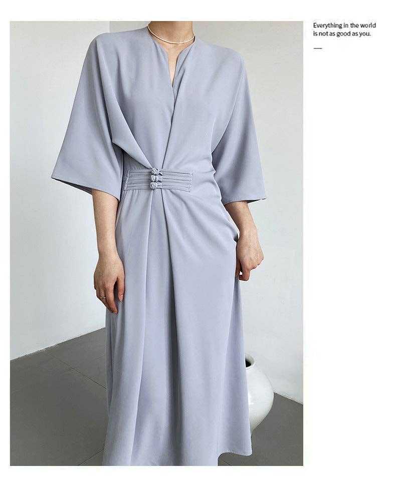 Marayn - Vente Robe – femme - 2025 NOUVELLE Robe Noeud Élégante Moderne Chic Touche Chinoise36
