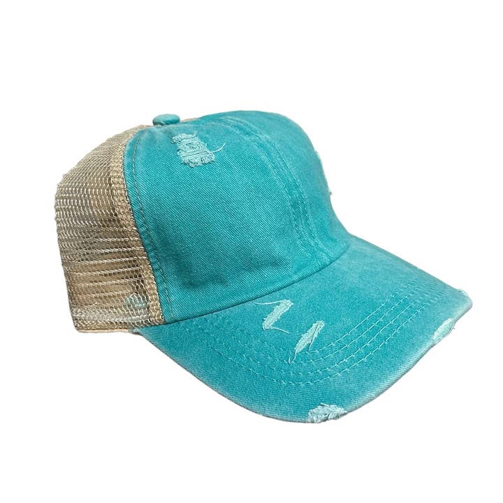 Designed To Flaunt - Wholesale Ponytail Cap - Women's - Kansas City VS Everybody Women's Criss Cross Hat