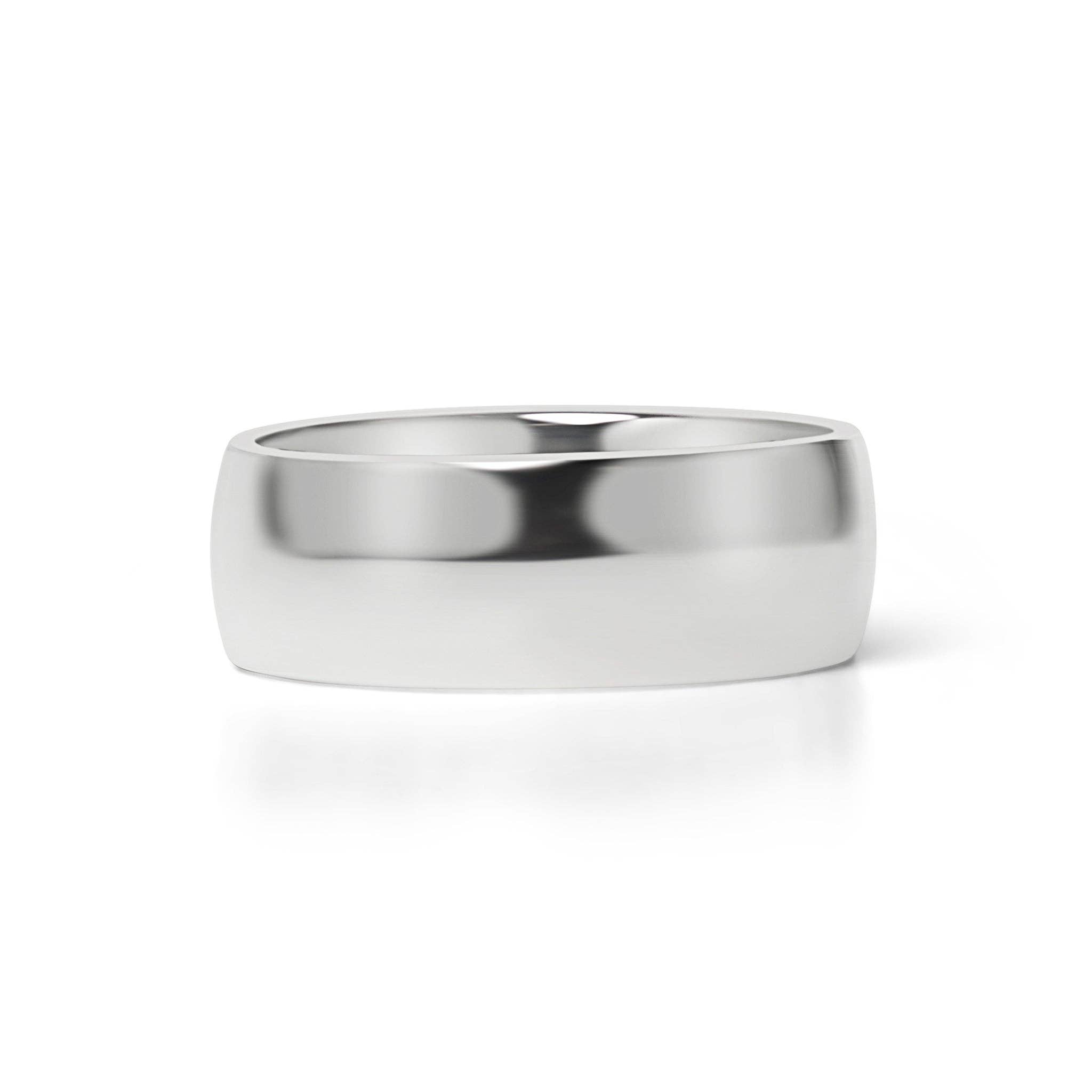 WJW - Wholesale Band/Stacked Ring - Highly Polished Rounded Stainless Steel Blank Ring 2mm - 6mm14