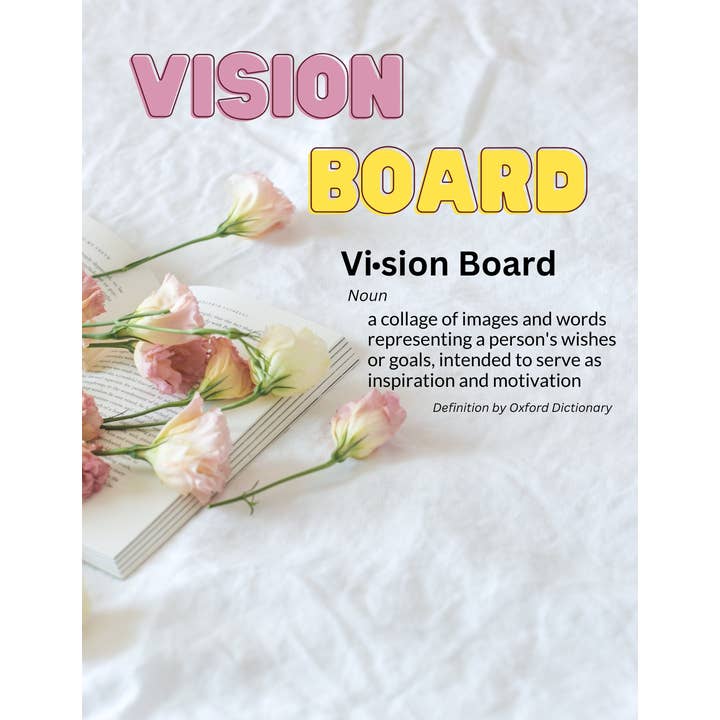 Trends by K & A - Wholesale Crafts, Hobbies & DIY - 2025 Vision Clip Art Board- It's your Time!1