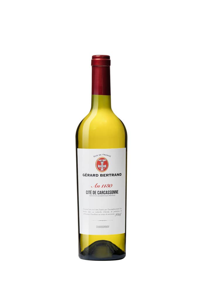 Héritage "År 1130" vit Cité de Carcassonne 75cl Marknadsplats för wholesale av Gérard Bertrand