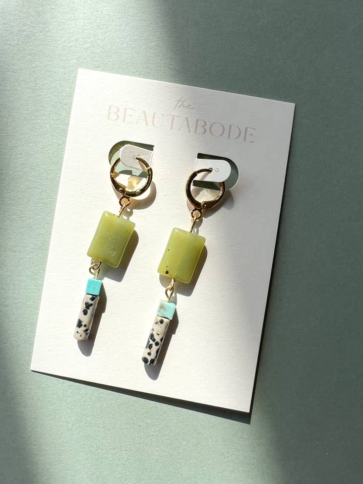 Grön Jade, turkos och dalmatiska jaspis för wholesale av The Beautabode