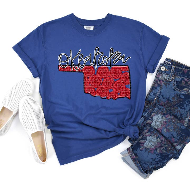 Oklahoma Whimsy States DTF Transfer for wholesale by Flawless Transfers