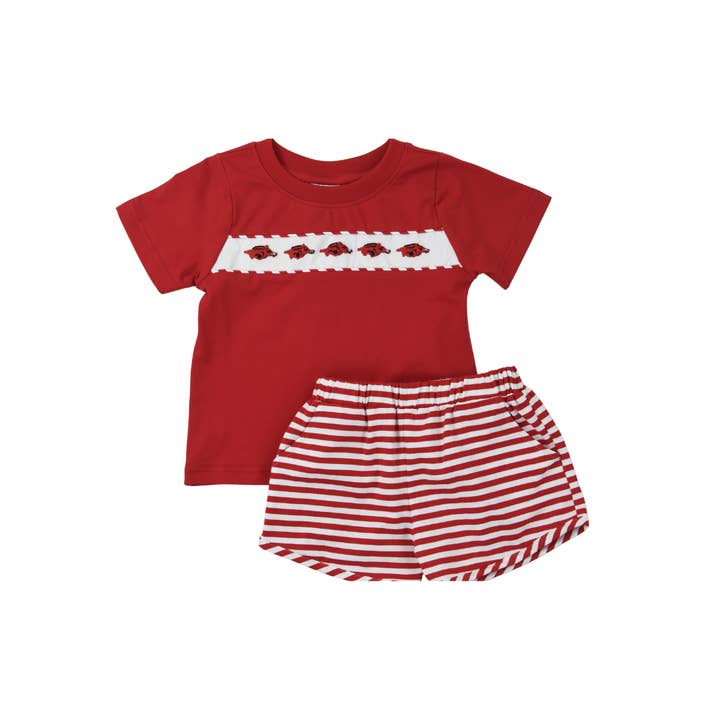 Conjunto de Calções Curtos com Risca de Porco para Rapaz por atacado de Southern Taters