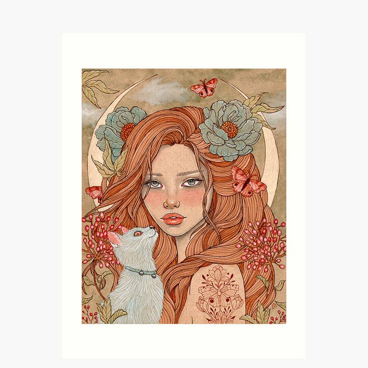 Le Jardin de la Magie Silencieuse pour la vente par The Art of Lea Barozzi