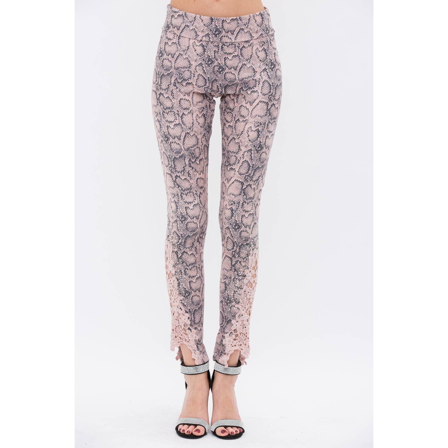VOCAL - Wholesale Fashion Leggings - Women's - ANIMAL PRINT FAUX LEATHER LEGGINGS6