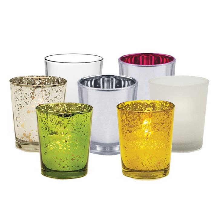 2 “Top | Suporte de vela tealight (revestido interno) por atacado de Galore Home