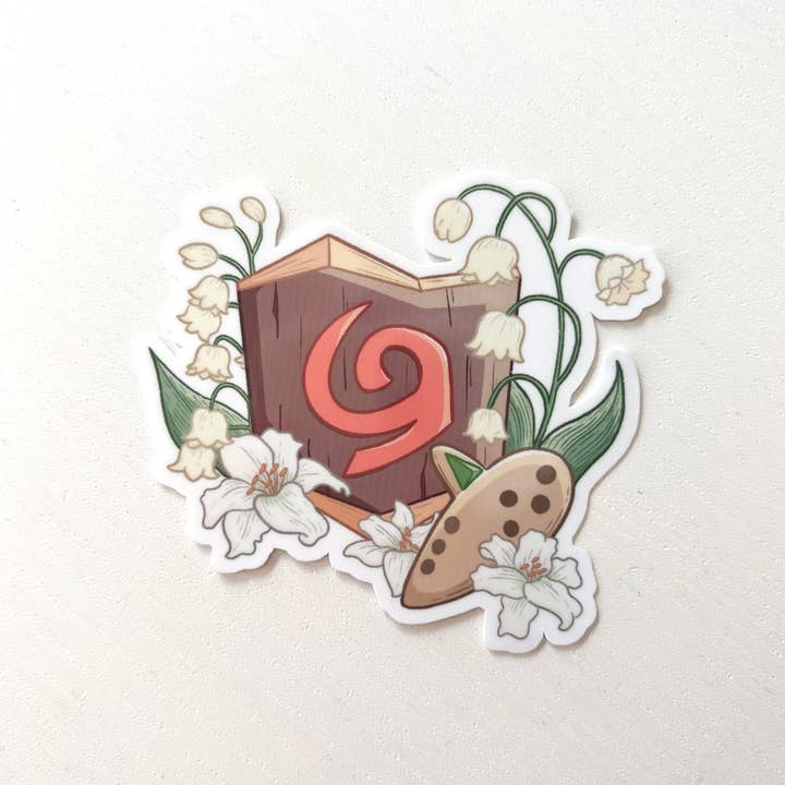 Sarah May Arts - Wholesale Sticker - Kokiri Waterproof Die Cut Sticker - 2.7 inch Zelda Sticker1