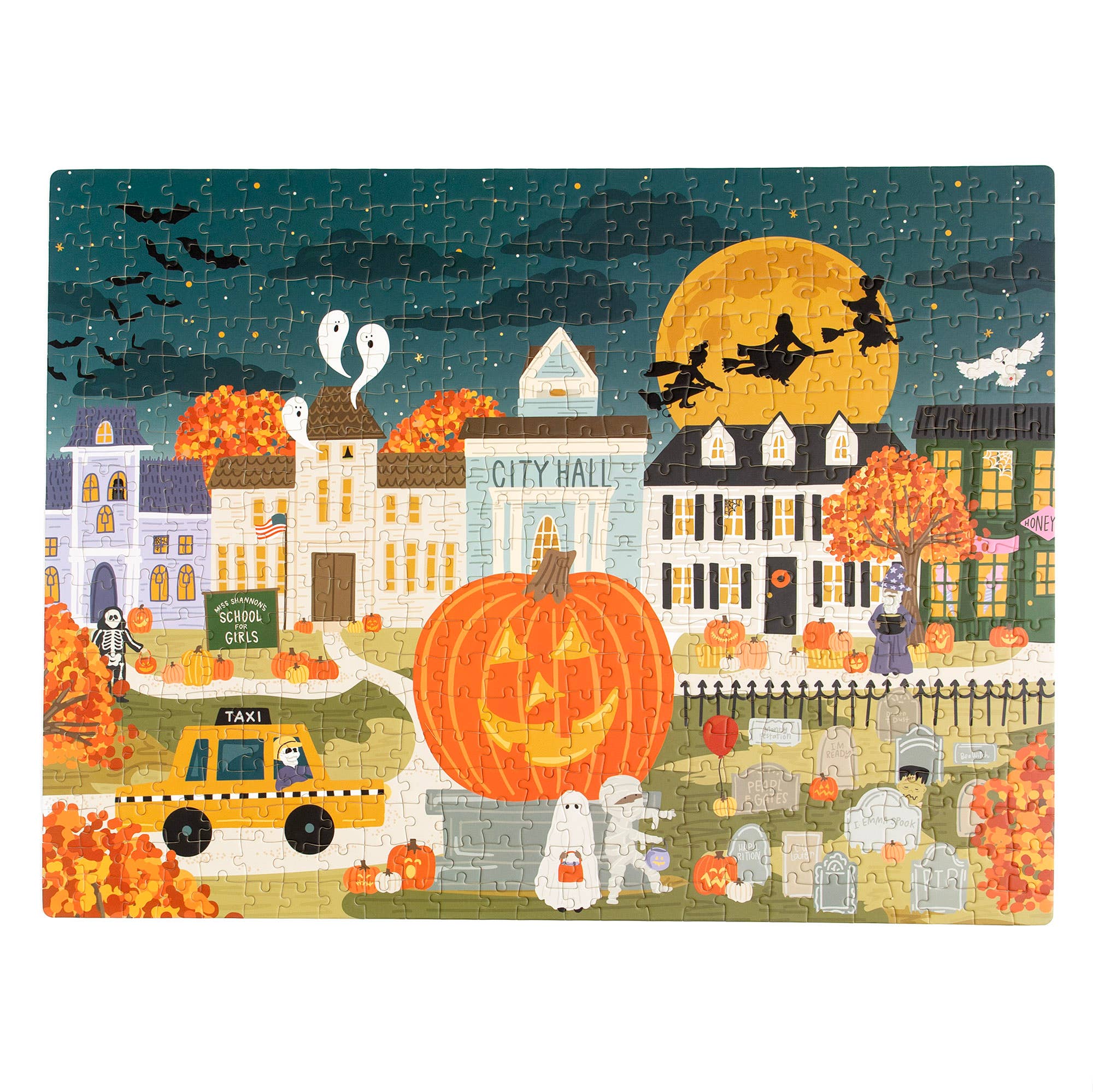 Pippi Post - Wholesale Puzzle - Adult - Haunted Nights & Ghostly Lights - 500 Piece Jigsaw Puzzle5