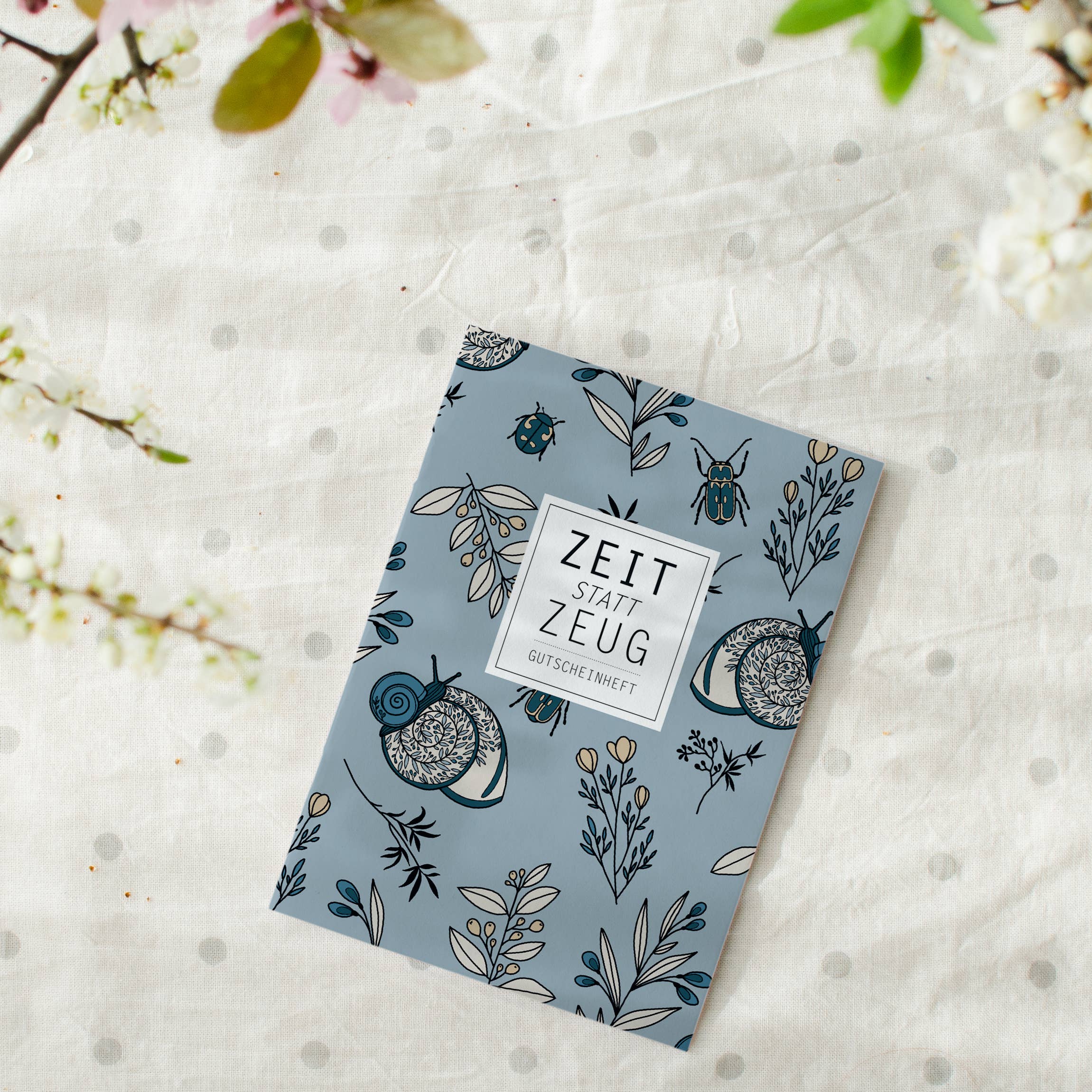 Rotberta - Wholesale DIY Craft Kit - Voucher booklet Time instead of stuff, snail2