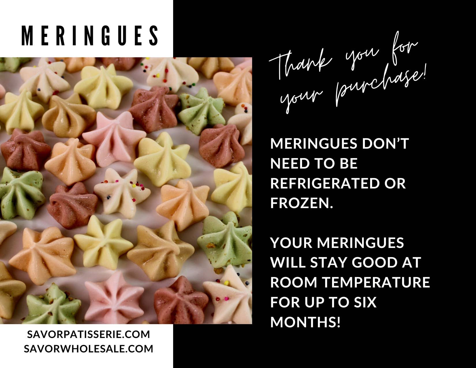 Savor Patisserie - Vente Biscuits - Meringues au caramel salé - Caisse de 6 pots3