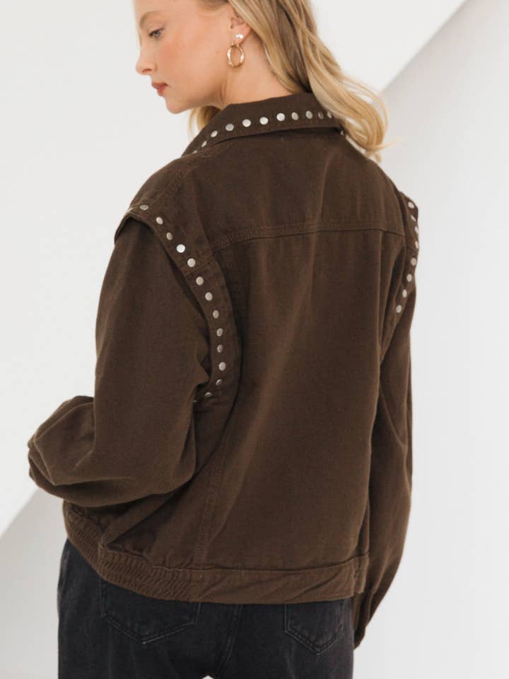 CHOCOLATE TEXAS JACKET for wholesale on Faire4