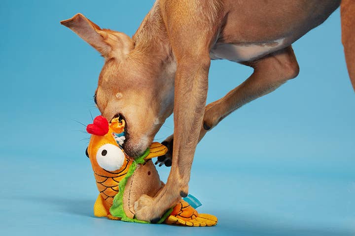 Pet Palette Distribution - Wholesale Pet Plush Toy - Dog - BARK Ernesto the Fish Taco