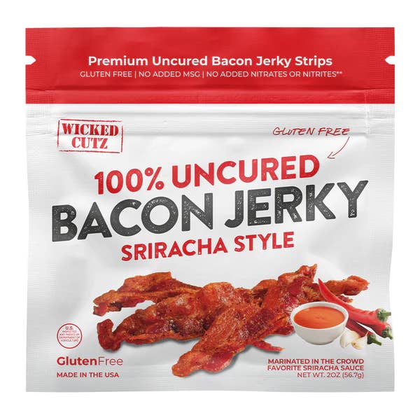Wicked Cutz - Wholesale Jerky - Sriracha Bacon Jerky 0