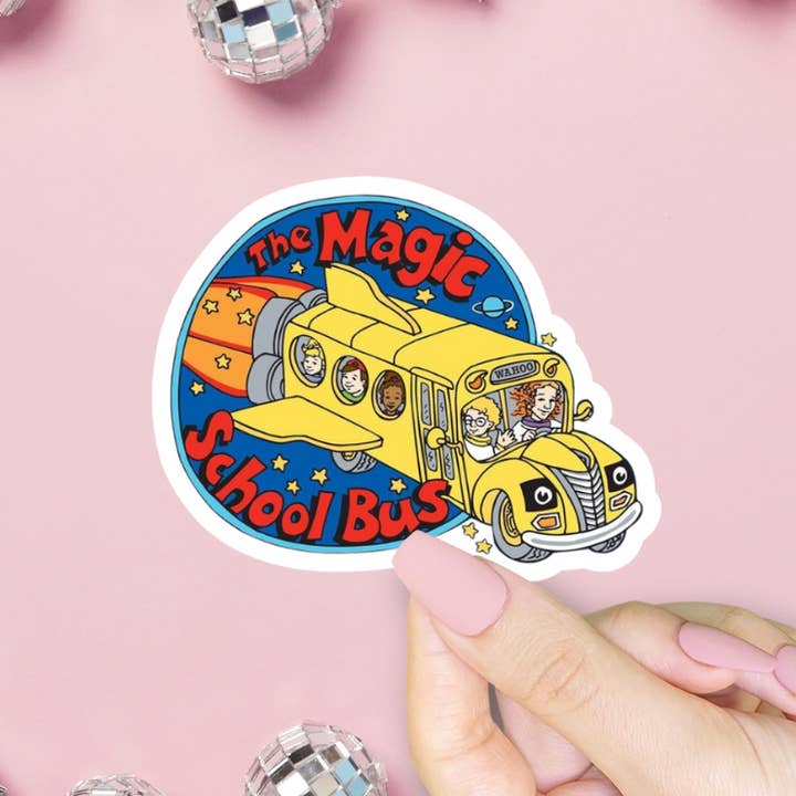 ShopSourSweetener - Wholesale Sticker - Magic School Bus Sticker, Ms. Frizzle, 90's TV Show, Vintage1