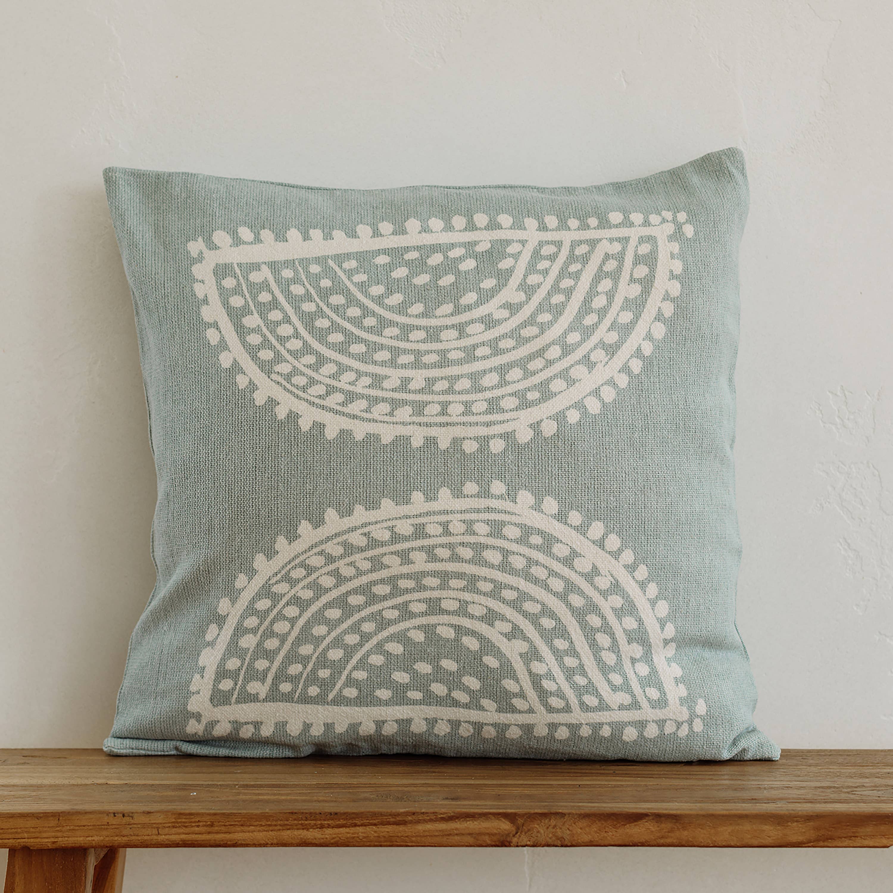 NAKI & SSAM INC. - Wholesale Throw Pillow Cover - Meraki Collection 20in. Square Gond Art Inspired Large22