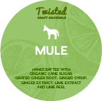 Twisted Craft Cocktails - Vente Mélange/sirop pour cocktails - Cocktail Mule4