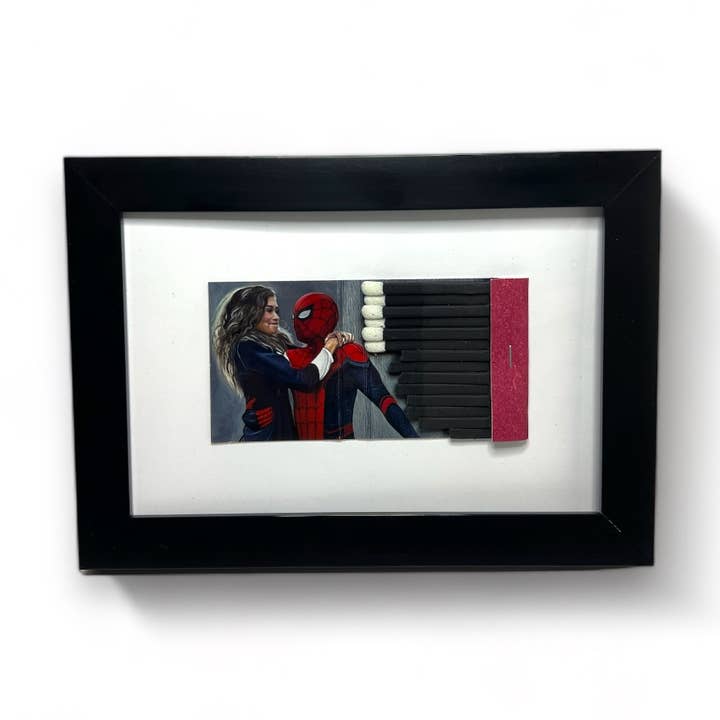 Homem-Aranha e MJ Emoldurado por atacado de King Margot