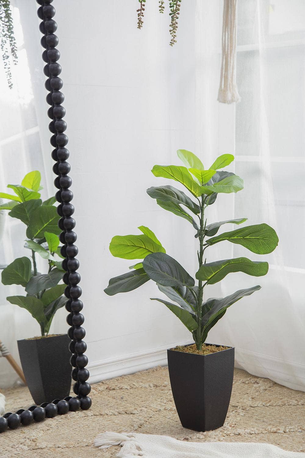 A&B Home Group Inc. - Wholesale Artificial plant - 20x16x35" Artificial Fiddle-Leaf Fig Potted Plant