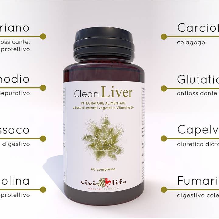 Vivilife Natural Synergy - Vendita all'ingrosso Vitamine/integratori orali - CLEAN LIVER - DEPURATIVO/GLUTATIONE