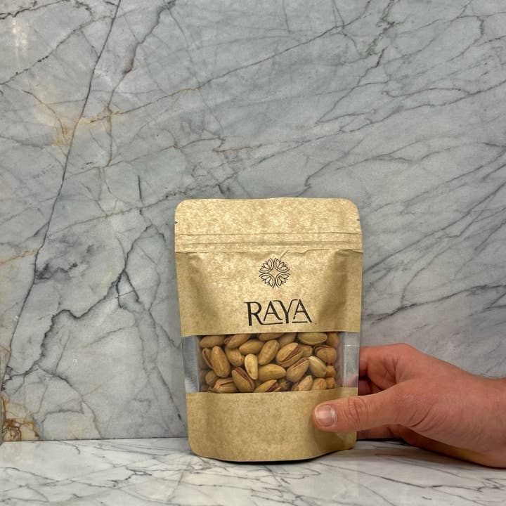 RAYA - Wholesale Nuts - Organic Roasted and Salted Pistachios Bag