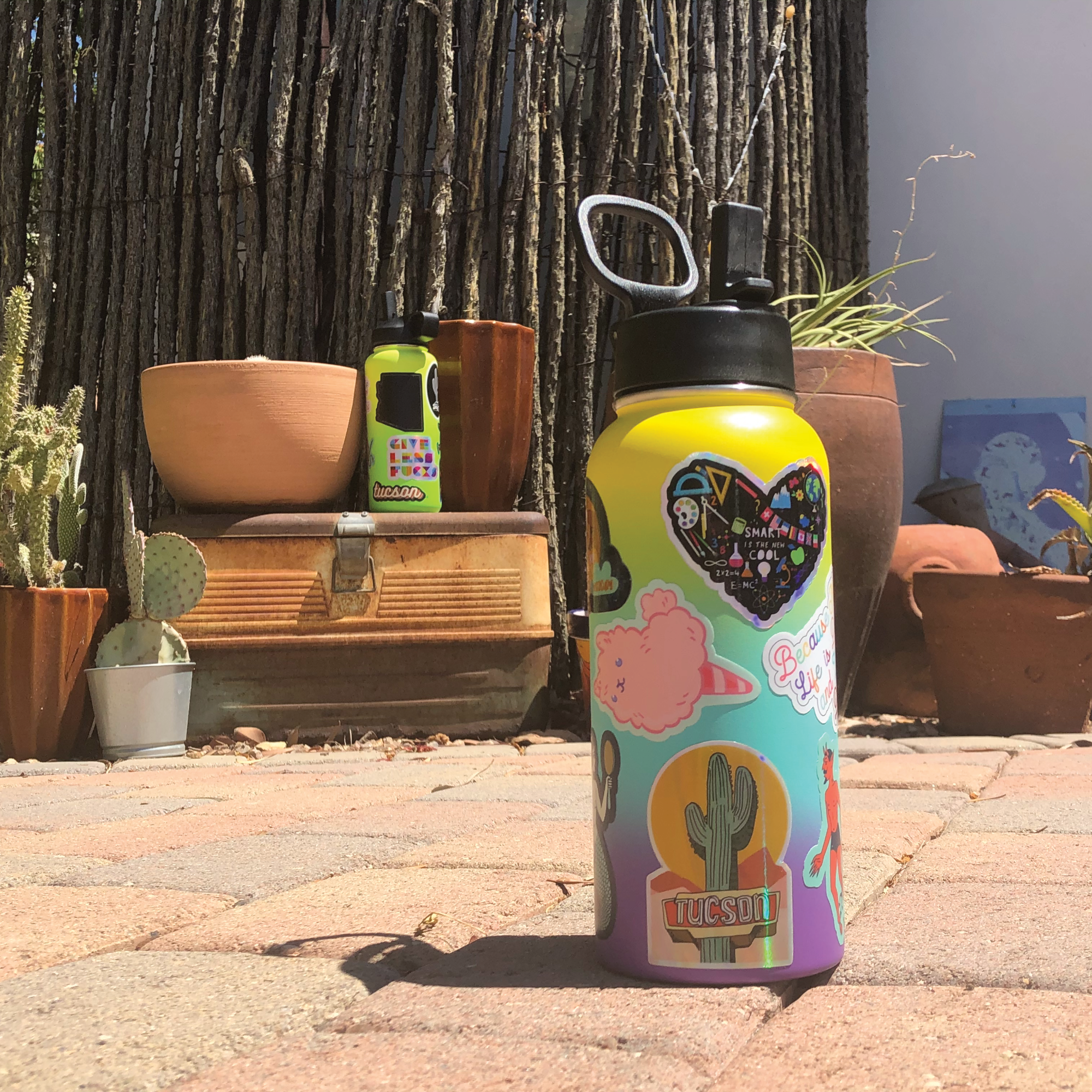 Juju and Moxie - Wholesale Sticker - Tucson Pueblo Hotel Holographic High Quality Vinyl Sticker8