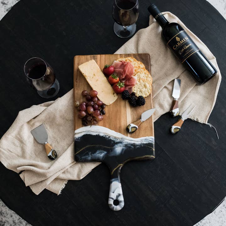 Lynn & Liana Designs - Wholesale Cheese Board - Resin Cheese / Charcuterie Board - Large 10"x20" NO TARIFFS!10