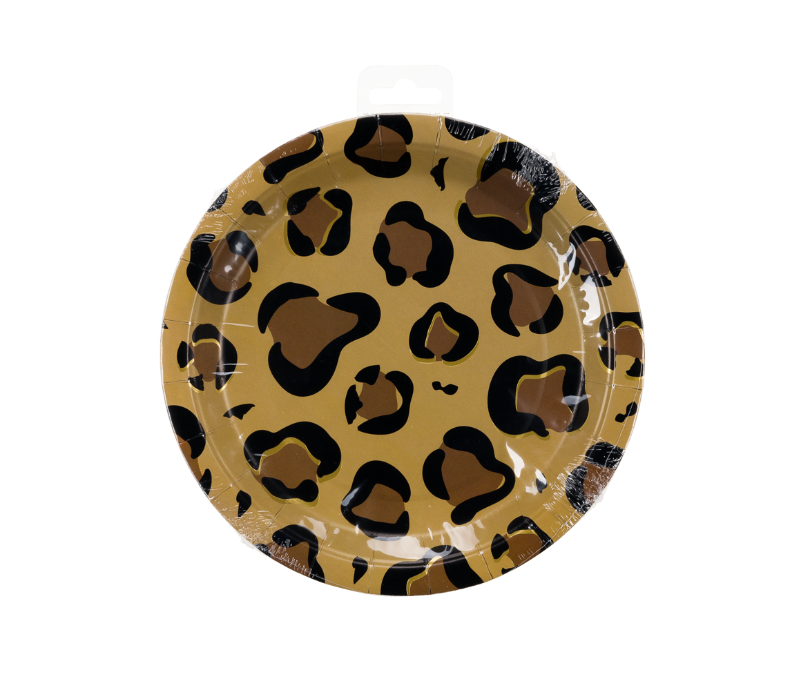 PD Party - Wholesale Disposable Plate - Plates - Leopard1
