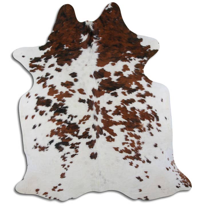 7.5 Ft X 6.5 Hair On Leather Cowhide From Brazil Skin Rug Carpet Hilason for wholesale by HILASON
