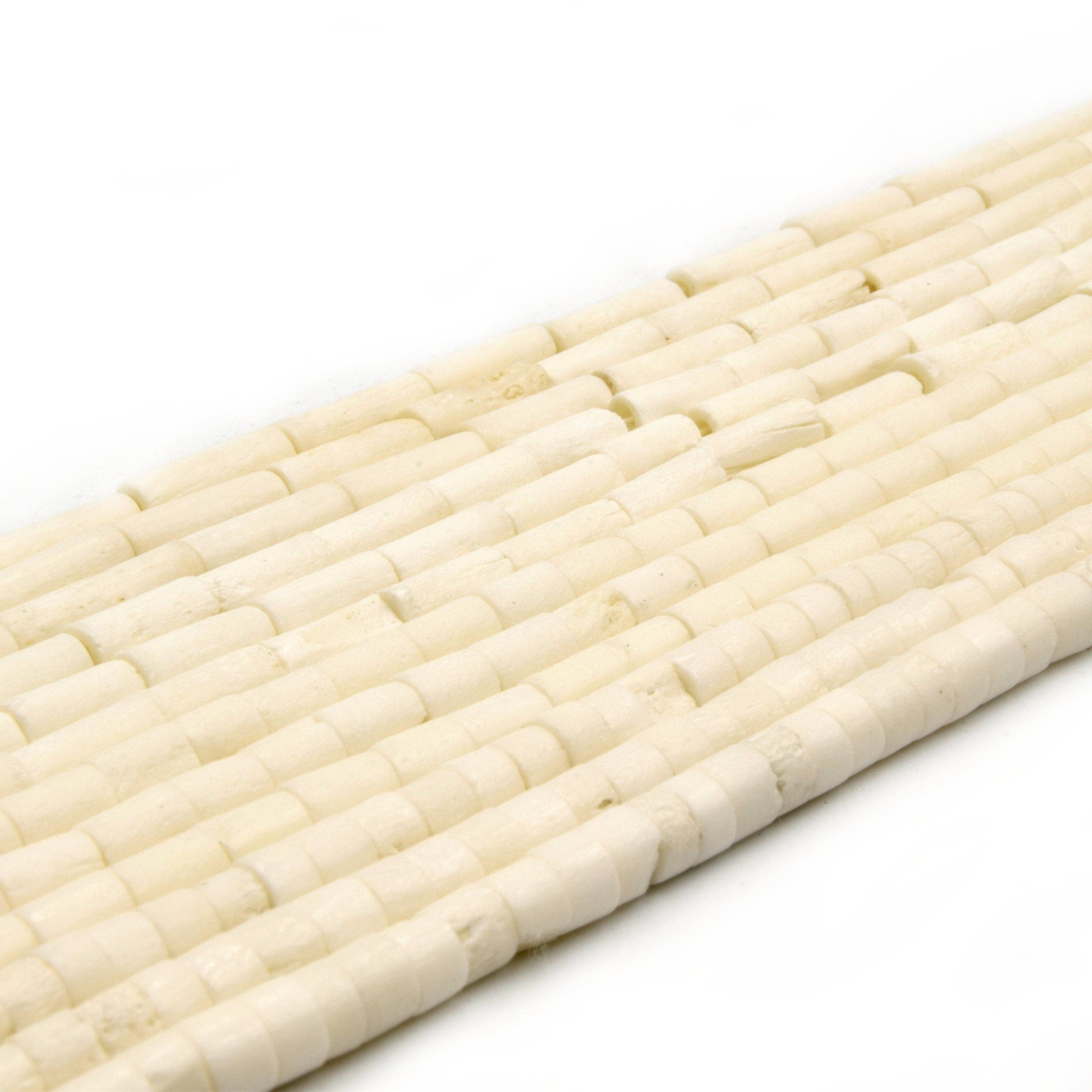 Only Beads – wholesale Beads – Hair Pipe Bone Beads | Ox Bone Straight Tube Beads | 3mm 6mm 9mm 12mm1