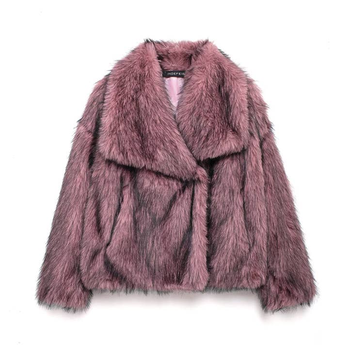 Marayn - Wholesale Fur/Faux Fur Coat - Women's - Luxury Faux Fur Coat European Chic Elegant Queen Style22