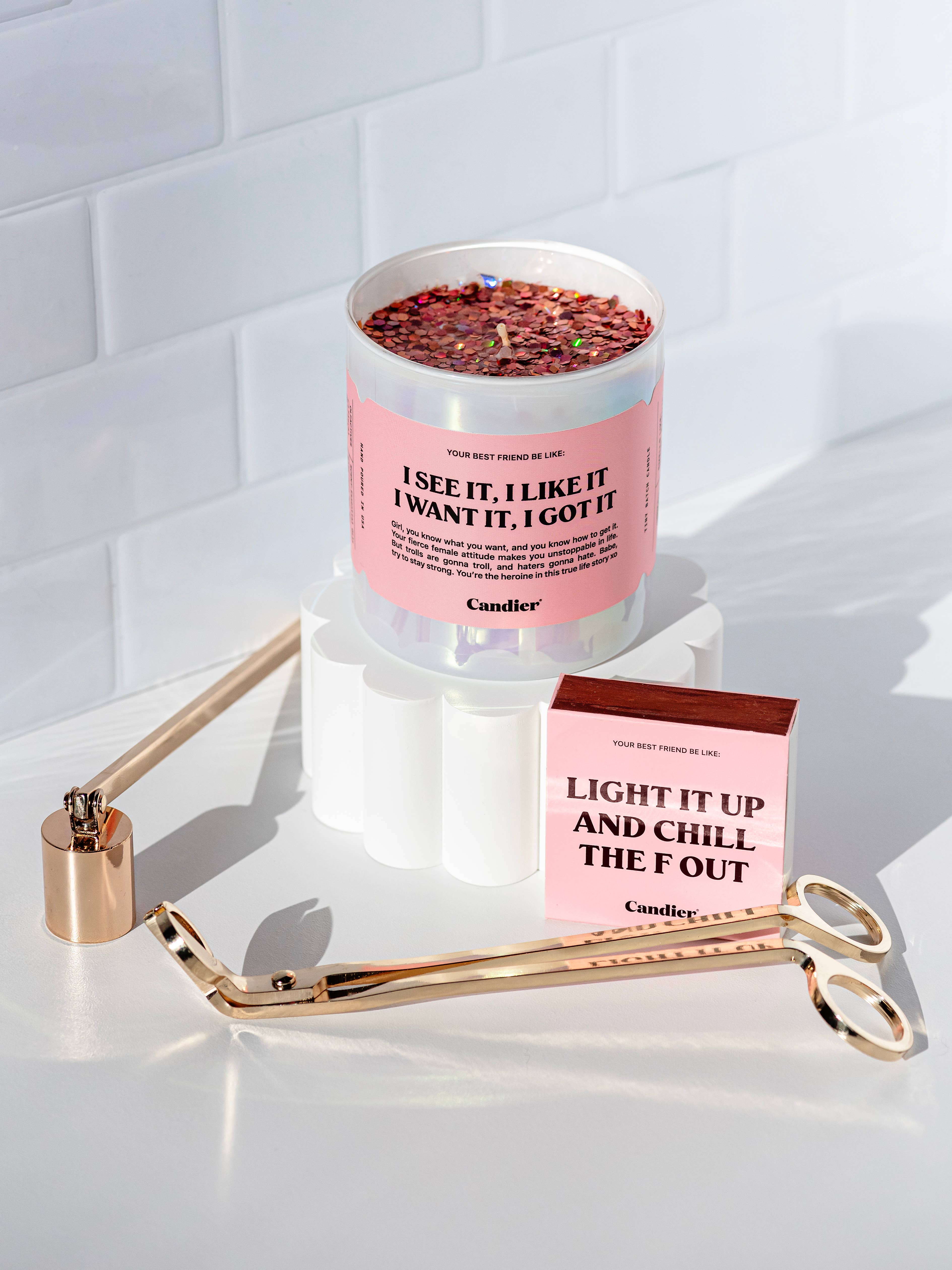 Candier - Wholesale Jar/Filled Candle - I SEE IT, I LIKE IT, I WANT IT, I GOT IT CANDLE