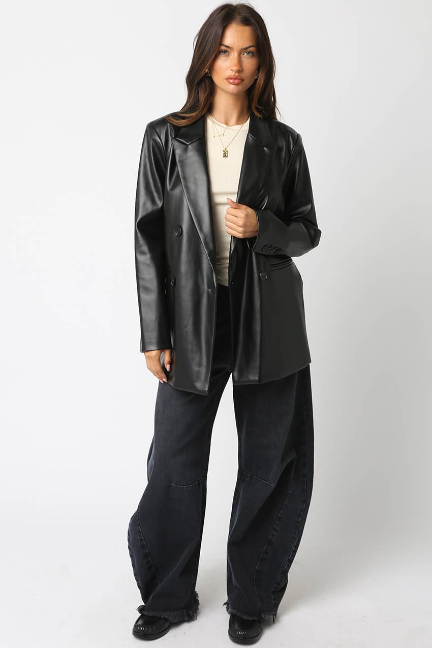 Olivaceous – Engroshandel Jakke - Dame – Zion PU Jakke3