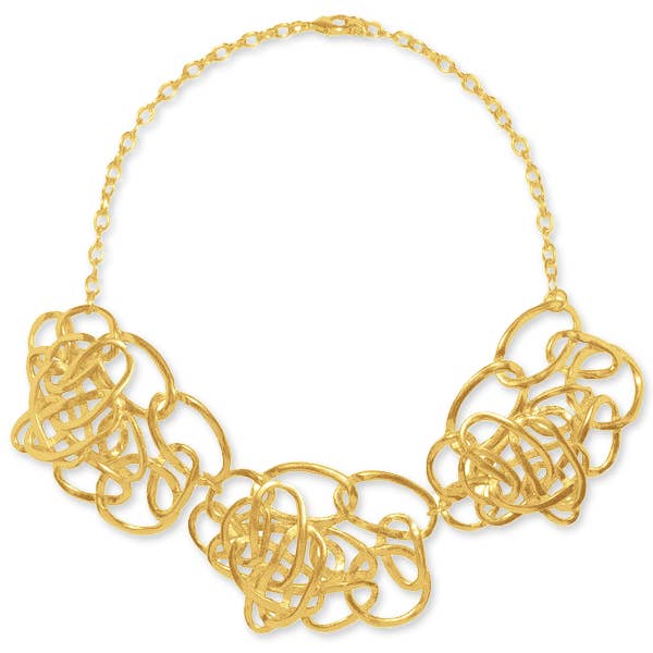 KARINE SULTAN - Wholesale Choker/Collar - Artistic Shapes Statement Necklace - Black Friday0