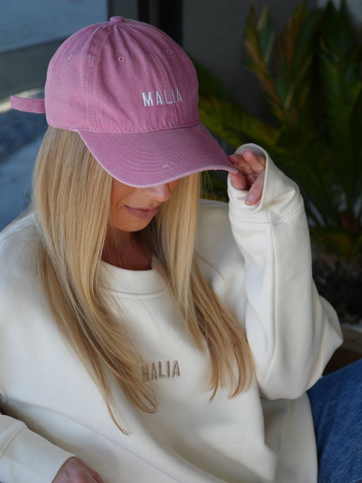 Malia Cap - Pink for wholesale by Malia The Label