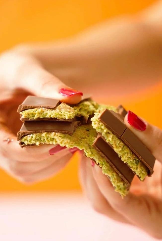 Pistest – Engroshandel Chokoladebar – Dubai Chokoladebar - Mælkechokolade med Pistacie - 90 g4