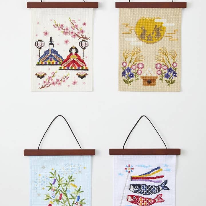 「FUNJI」In Japan - Wholesale Embroidery/Cross Stitch Supplies - Koinobori Carp Streamers Japanese Cross Stitch Kit4